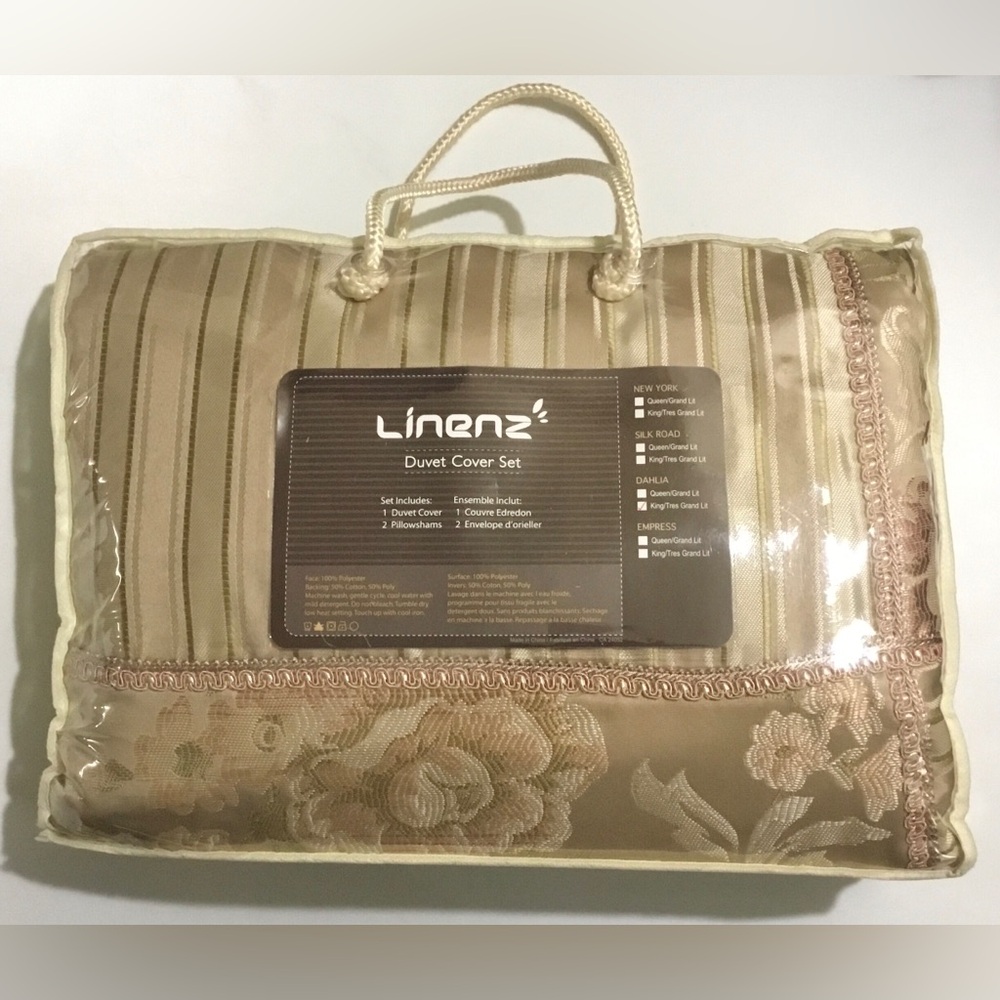 NEW IN BAG King Duvet Cover Set 3 Piece